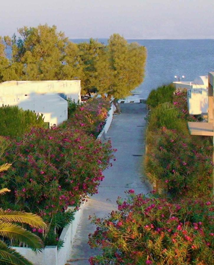 Located By The Sea One Beachfront Private Captain Lazaros Pool Villa With Loft In 750Sqm Spacious Private Plot-Jacuzzi-Sunrelax-Furnished Terace-Gazebo-Private Parking,Sleep 3 Adults And 2 Children, Just Steps From The Black Beach-Seaview Perissa  Dış mekan fotoğraf