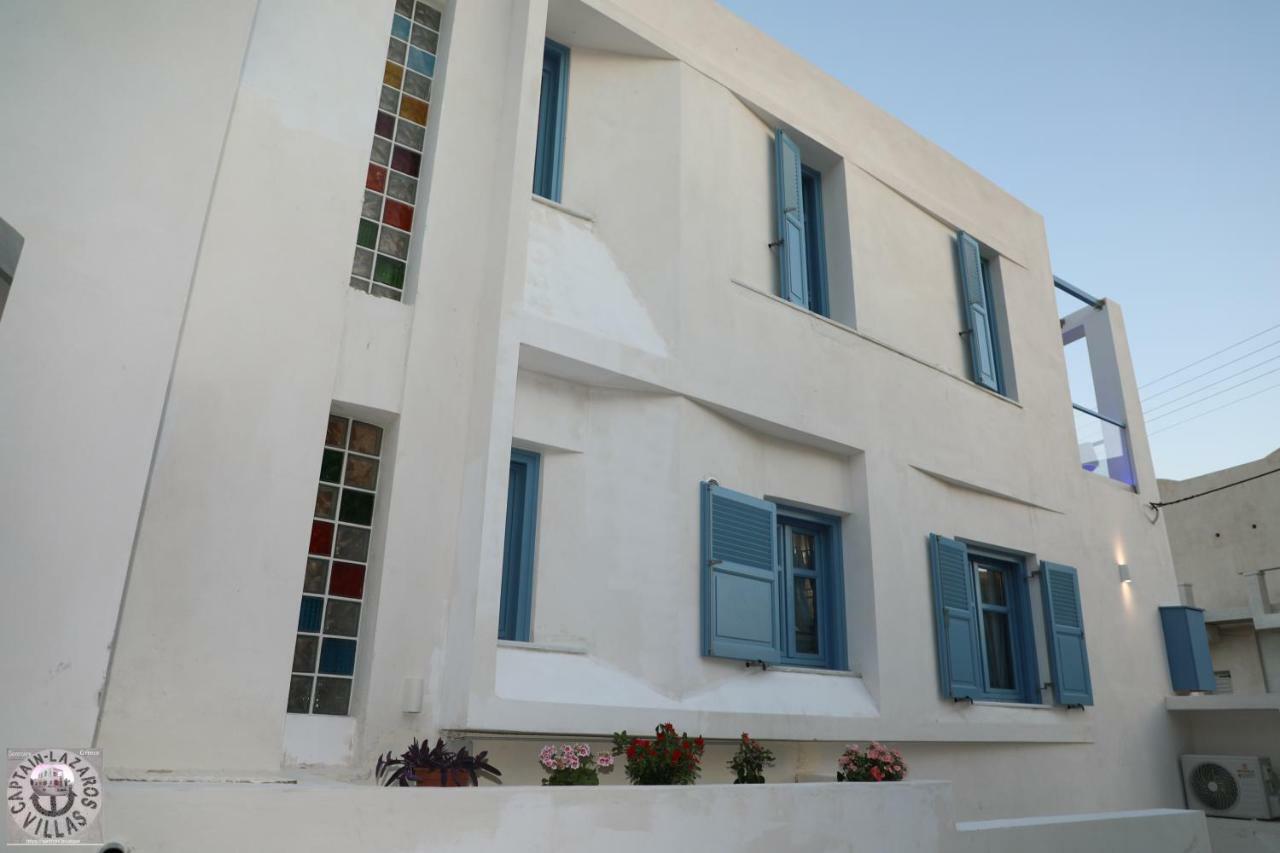 Located By The Sea One Beachfront Private Captain Lazaros Pool Villa With Loft In 750Sqm Spacious Private Plot-Jacuzzi-Sunrelax-Furnished Terace-Gazebo-Private Parking,Sleep 3 Adults And 2 Children, Just Steps From The Black Beach-Seaview Perissa  Dış mekan fotoğraf